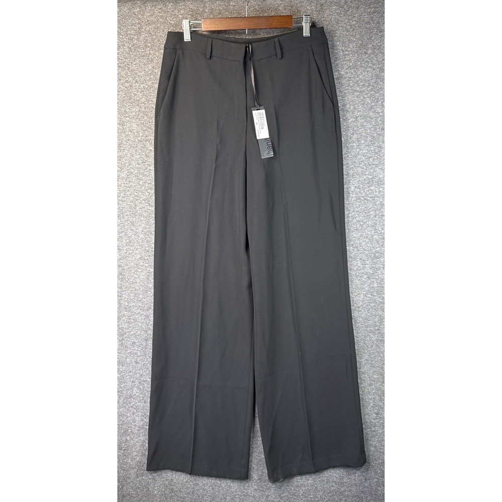 NWT Hanita Palazzo Pants Wide Leg High Waist Trouser Women Size 32x34 Italy Made